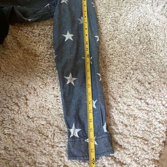 Women’s Denim and Supply Ralph Lauren Boyfriend Star Denim Button Down Top M - Picture 9 of 10